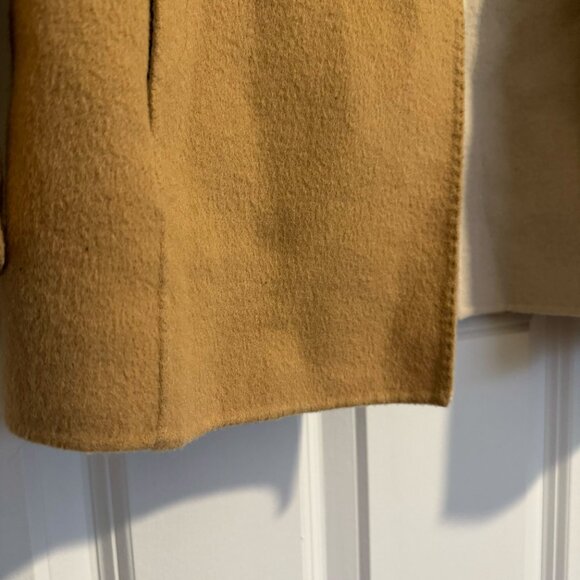 Dana Buchman Tan Wool Open Front Cardigan - Size 8 - Picture 7 of 9